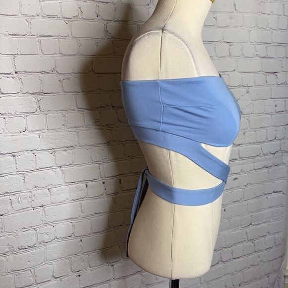 NBD Wailea Bandeau Criss Cross Tie  Bra Top‎ XS NWT - Picture 5 of 13